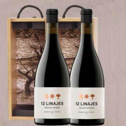 12 Linajes Finca Los Arenales 2017 2 ud. madera individual